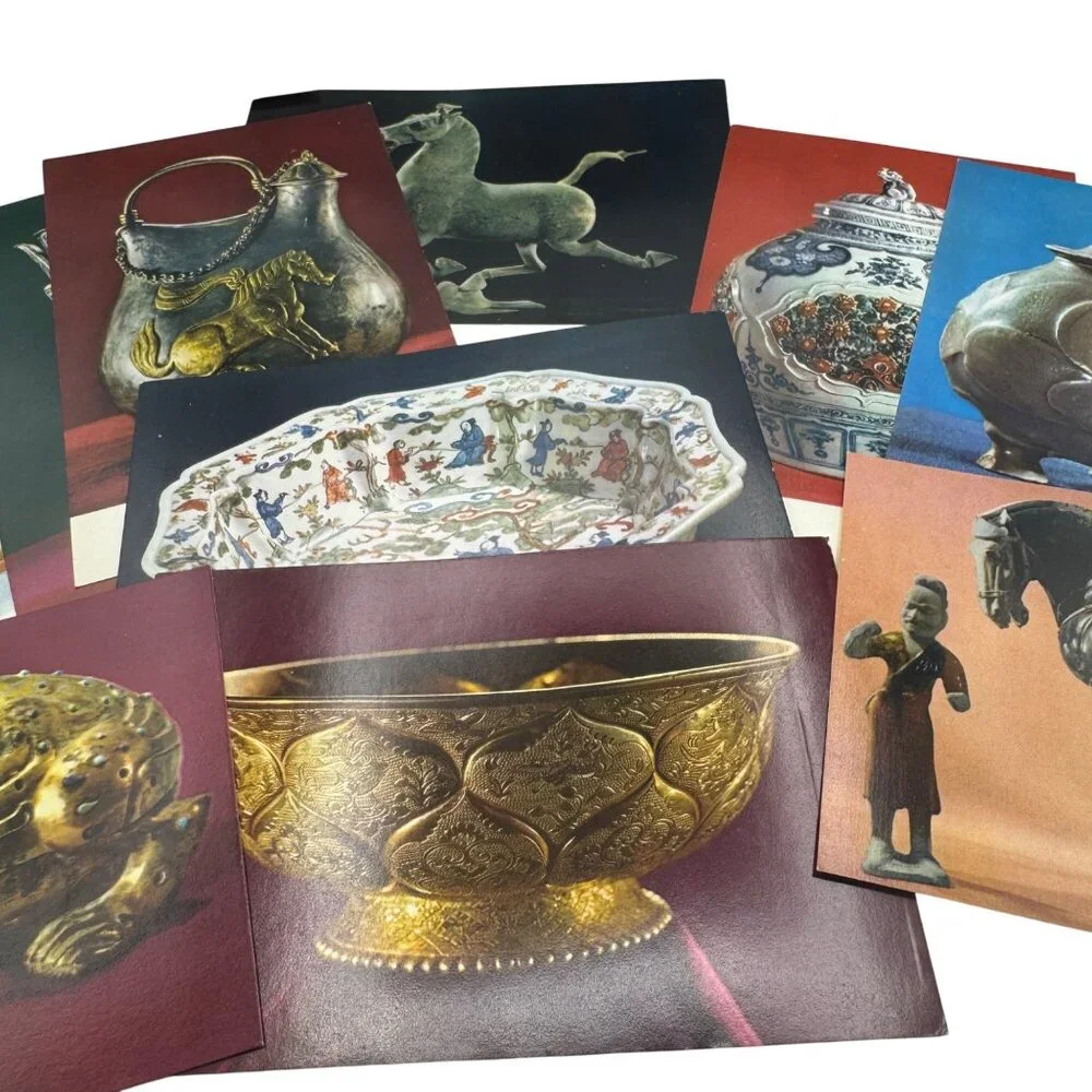 Cultural Relics Unearthed In China Postcard Collection Set Of 18